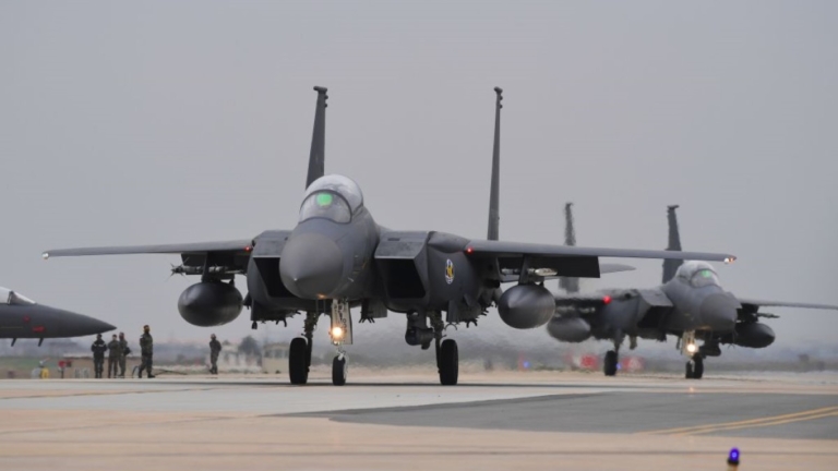 嚇阻朝鮮 美日韓首次在朝鮮半島聯合空中軍演