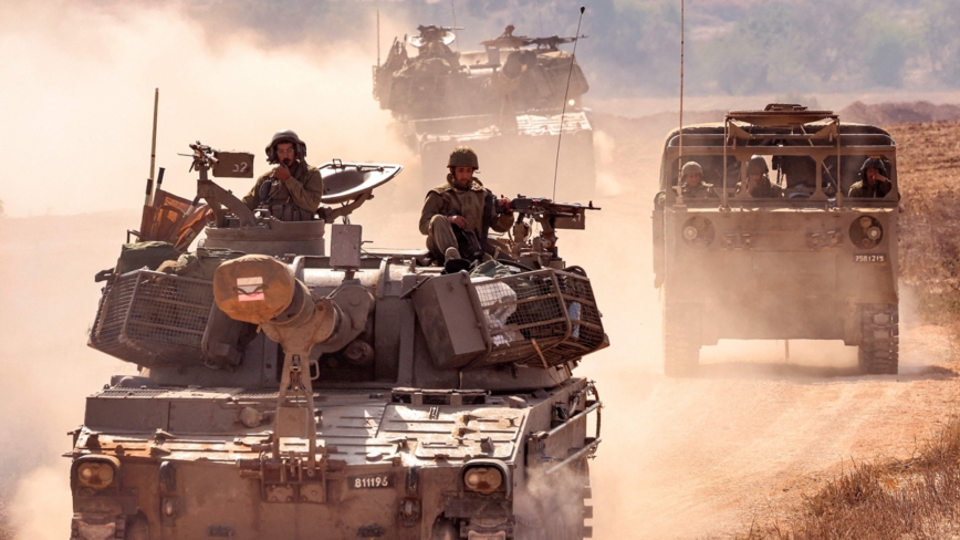 组图二：以色列地面部队包围加沙