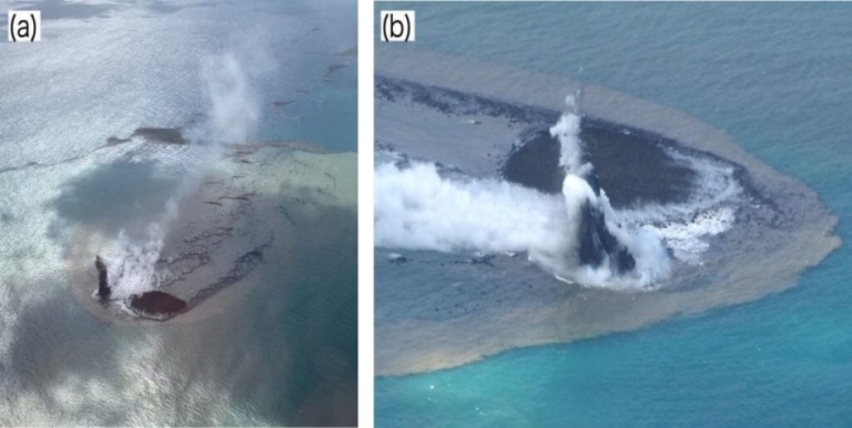 日本硫磺島外海火山噴發 學者：岩石堆積形成新島嶼