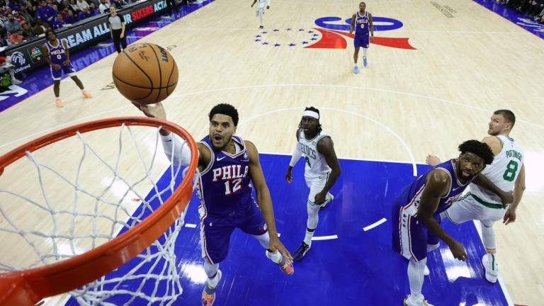 NBA 76人主場擊敗凱爾特人 獲6連勝(組圖)