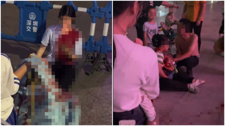深圳男當街砍人至少1死3傷 傳有兒童被割喉