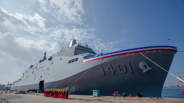 台灣造玉山艦首度開放 制衡中共武力侵犯