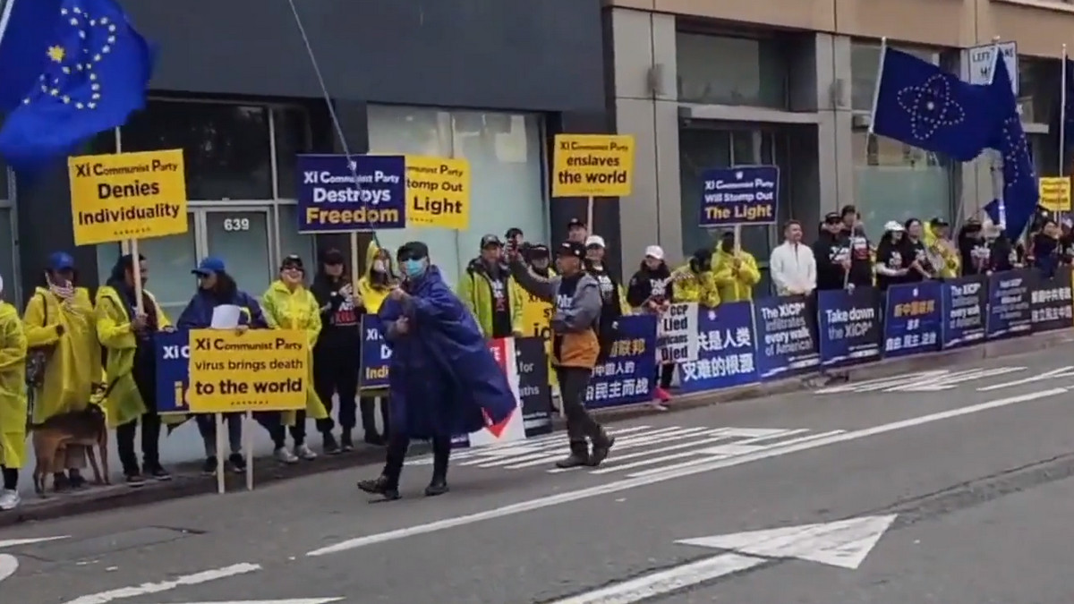 【禁闻】美中峰会 「共产党下台」响彻旧金山