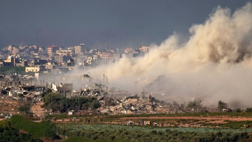 以军向加沙南部多城市空投传单 要求居民撤离