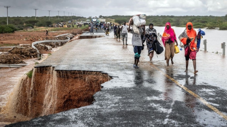 索马利亚遇毁灭性洪灾 已近百死约70万人离开家园