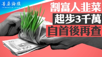 【菁英論壇】新五反割富豪韭菜 三千萬起步