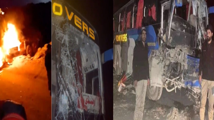 巴控克什米尔恐攻 巴士遭扫射失控撞卡车9死25伤