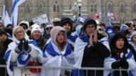 加拿大國會山集會呼籲釋放人質 譴責哈馬斯