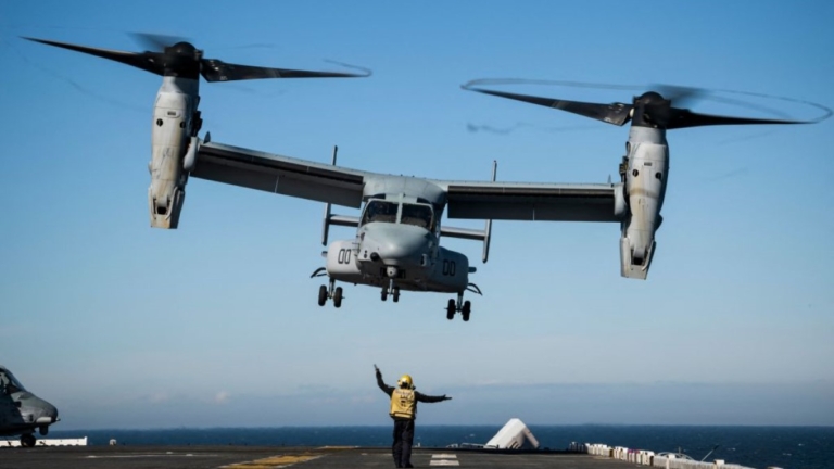 魚鷹機墜毀日本外海8死 美軍宣布機隊停飛