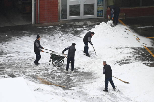 組圖：北京暴雪 中小學停課 多景區關閉