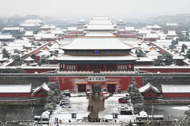 組圖：北京暴雪 中小學停課 多景區關閉