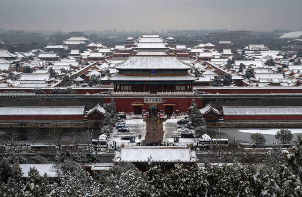 組圖：北京暴雪 中小學停課 多景區關閉