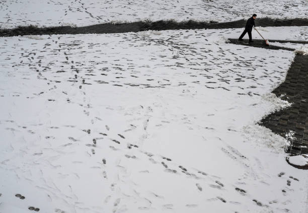 組圖：北京暴雪 中小學停課 多景區關閉