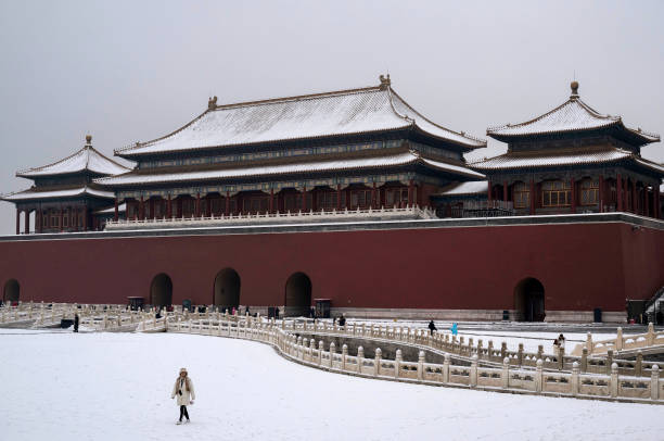 組圖：北京暴雪 中小學停課 多景區關閉