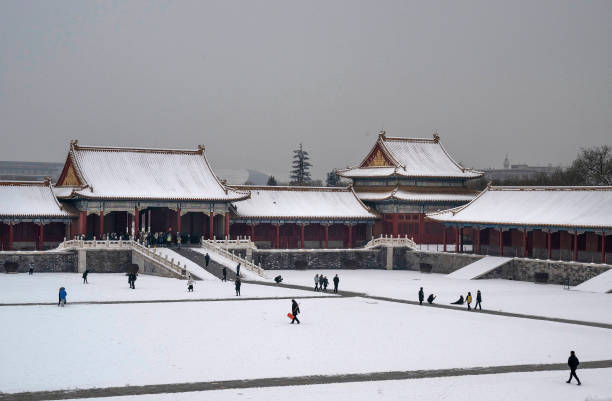 組圖：北京暴雪 中小學停課 多景區關閉