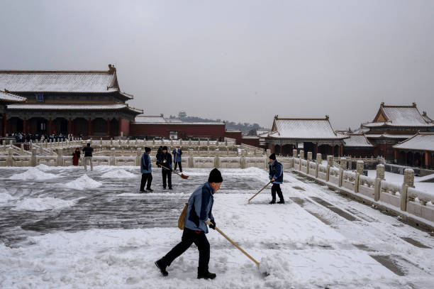 組圖：北京暴雪 中小學停課 多景區關閉