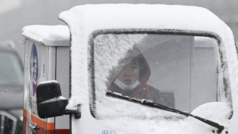 組圖：北京暴雪連發三預警 全國超四千航班取消
