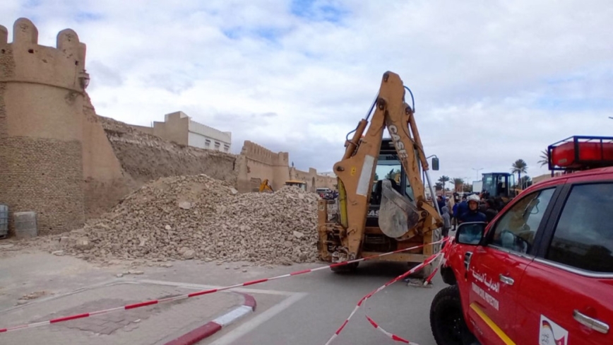 世界遗产城墙倒塌 突尼西亚修复工3死2伤