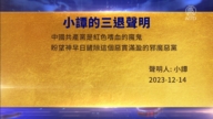 【禁聞】12月18三退聲明精選
