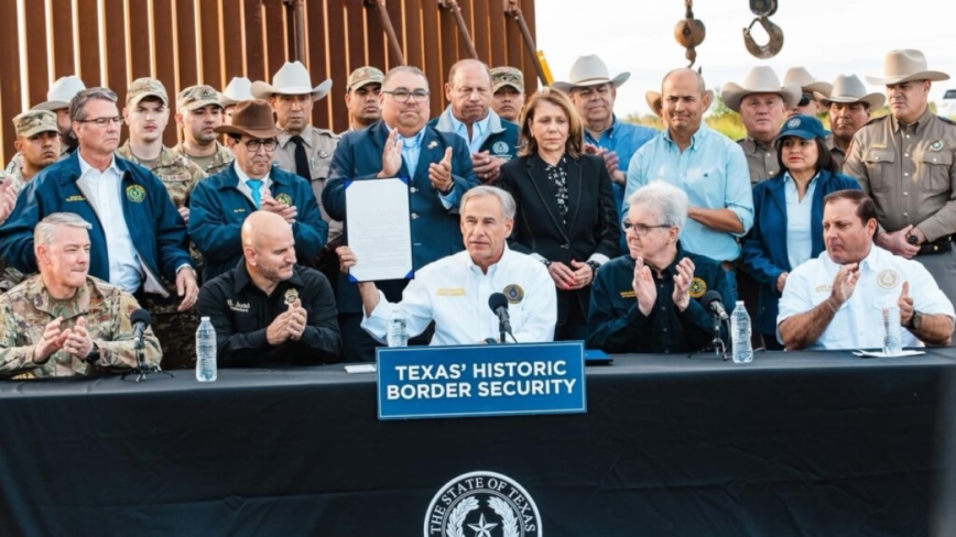 德州州長簽署新法 准許州警逮捕驅逐非法移民