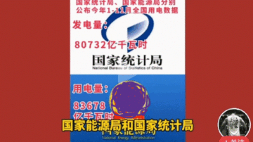 用电量比发电量多2946亿千瓦时 中共统计数据引质疑