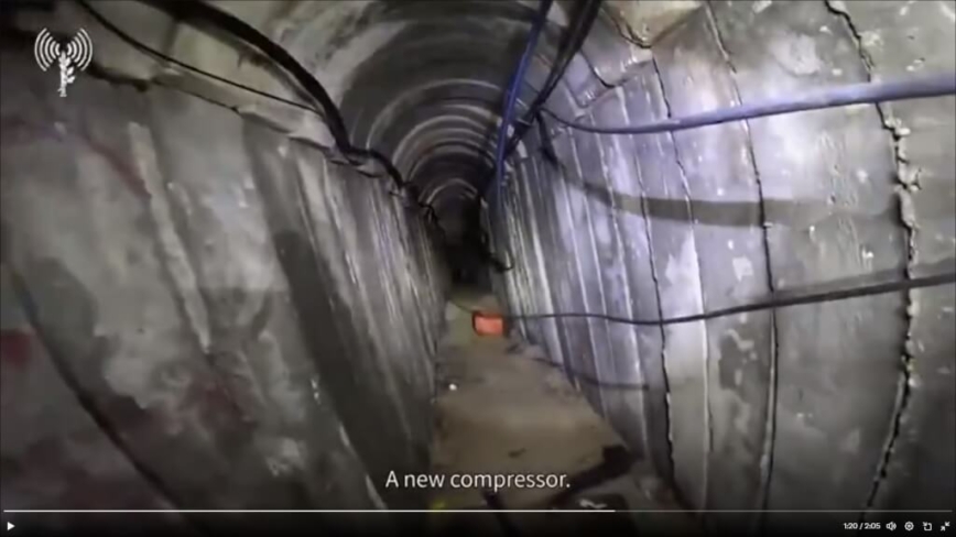 加沙地道寻获5人质遗体 以色列影片揭内部结构（视频）
