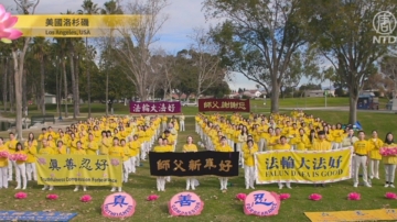 美國法輪功學員恭祝李洪志大師新年好（一）