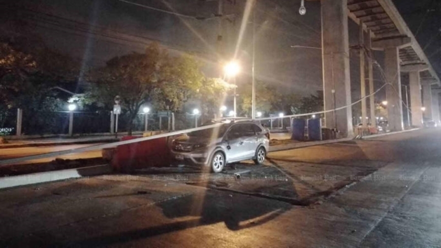 一帶一路再現「豆腐渣」 曼谷捷運鋼軌掉落砸車釀一死