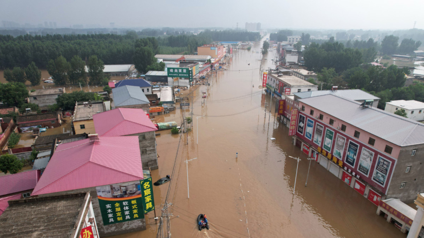 【2023年十大新闻之三】台风横扫中国 河北东北爆发罕见大洪水