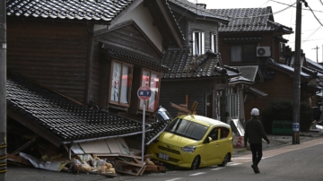 日本地震近60人丧生 地壳发生位移