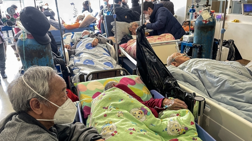 温州新年疫情爆发医院爆满 上万人呼吸道感染