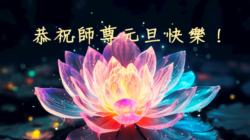 美南地区法轮功学员恭祝李洪志大师新年好