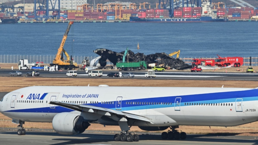 羽田機場撞擊事故 海保機疑誤解代號釀禍