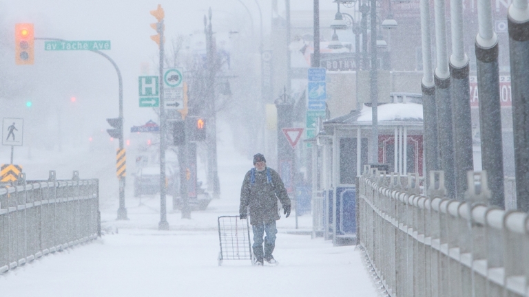 零下50度 40厘米雪 加拿大多地迎極寒天氣
