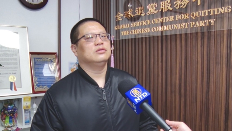 走線華人感激三退義工 呼籲認清中共勿陪葬
