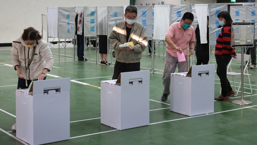 （组图一）台湾大选 现场直击