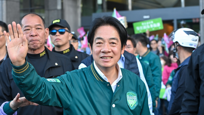台灣大選結果出爐 賴清德當選新總統