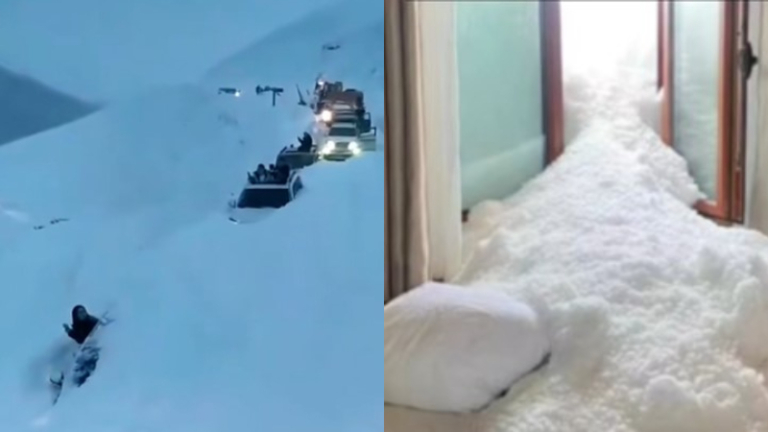 新疆雪崩 上千遊客滯留 男子崩潰大喊：帶我出去！（視頻）