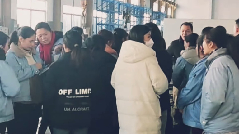 上海一外企遷至越南 引發罷工