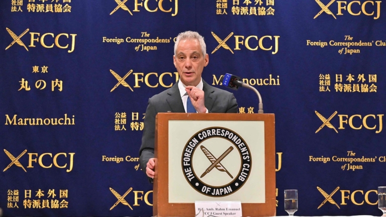 美駐日大使讚台灣民主 要求中共誠實透明