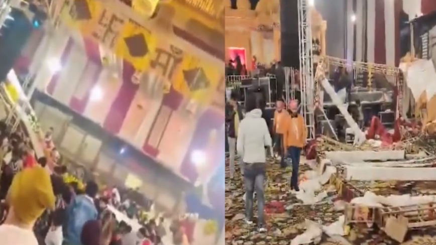 印度首都庆典观赏台坍塌 造成1死17伤