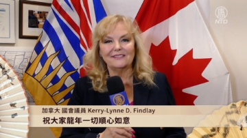 加拿大国会议员Kerry-Lynne D. Findlay给观众拜年