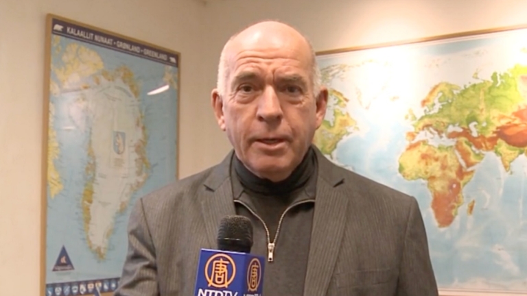 丹麥國會議員Søren Espersen向新唐人觀眾拜年