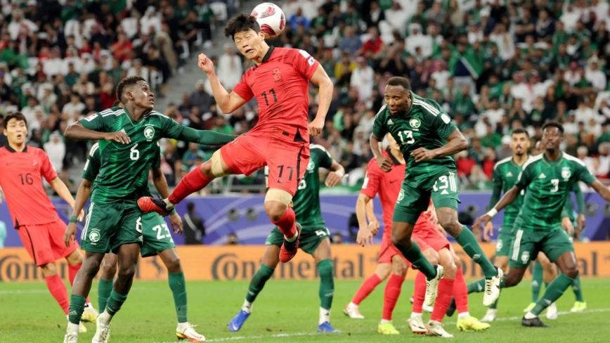 亚洲杯16强赛：韩国淘汰沙特 伊朗涉险过关
