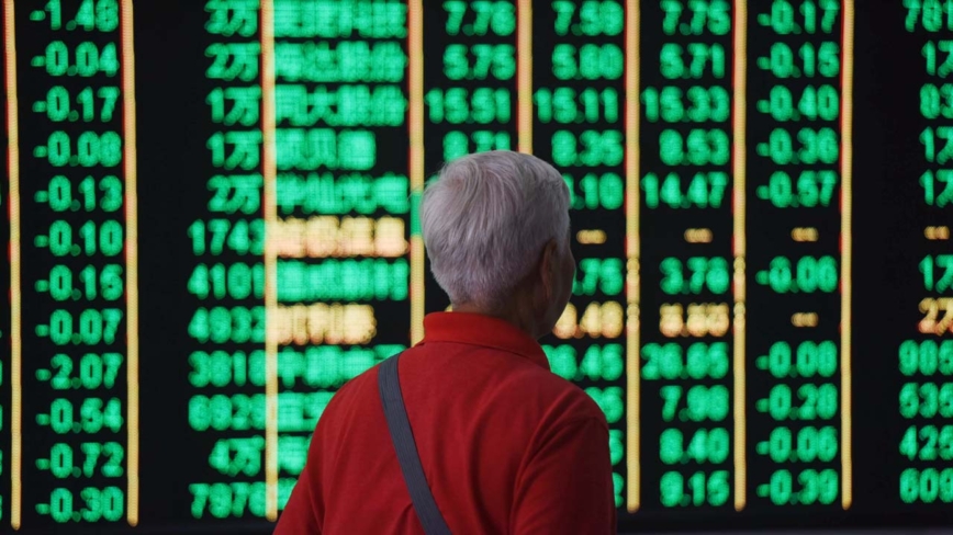 中国股市再度跳水 单日超5千只股票下跌