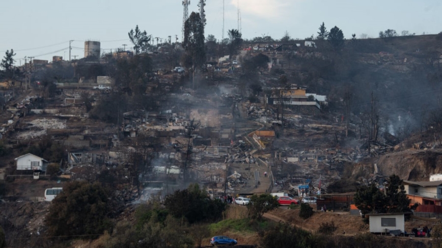 野火席卷智利中部 已酿99死数百人失联