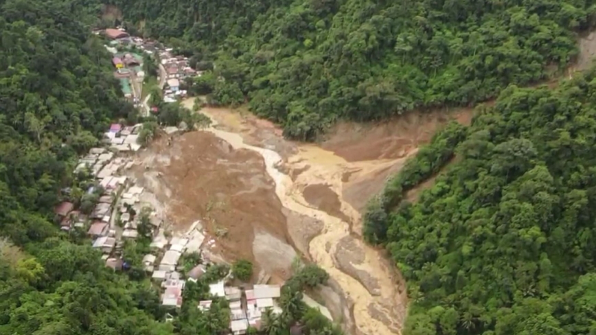 菲律宾南部土石流 死亡数攀升至37人
