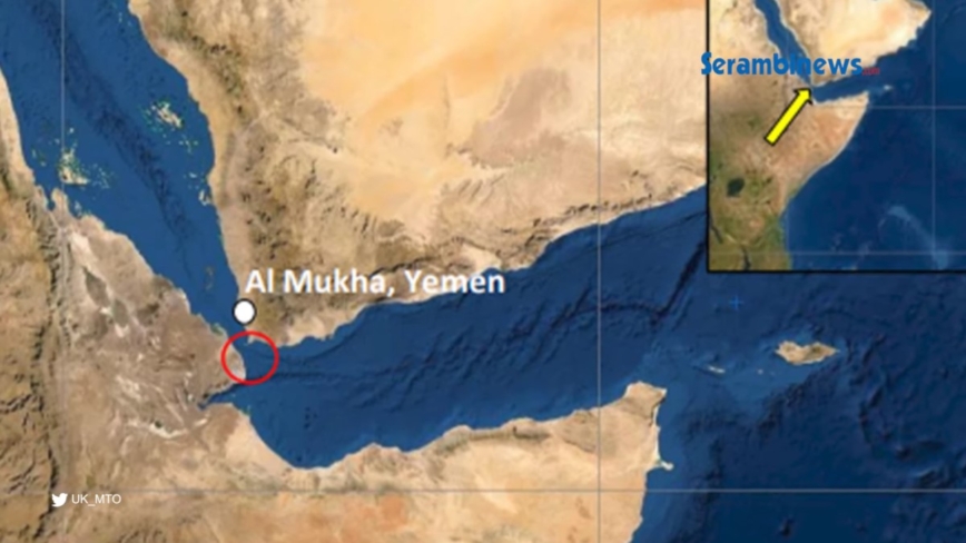 英国货船也门外海遭攻击爆炸 船员弃船
