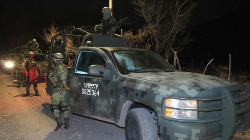 遭贩毒组织袭击 墨西哥军队击毙12名毒枭