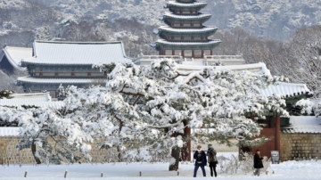 韩国立春后 再次迎来风雪天